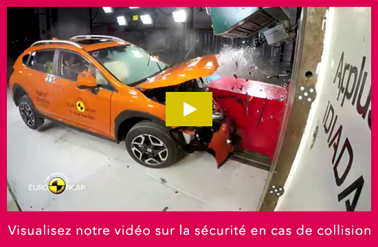 Visualisez notre vidéo sur la sécurité en cas de collision
